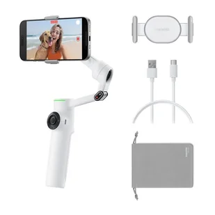 Stabilizator Insta360 Flow 2 Pro AI Tracker Bundle (biały) Insta360 - Gimbale - miniaturka - grafika 1