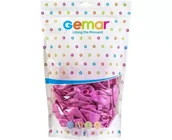 Balony i akcesoria - Balony pastelowe różowe 33cm 50szt - Godan - miniaturka - grafika 1