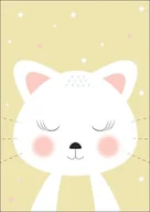 Plakaty - Plakat, Kotek żółty, 29,7x42 cm - miniaturka - grafika 1