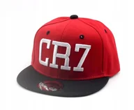 Czapki damskie - CZAPKA DLA DZIECI Cristiano Ronaldo CR7 czapka z daszkiem PIŁKA NOŻNA haft - miniaturka - grafika 1