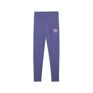 Dziecięce Legginsy PUMA PUMA CLASS HIGH WAIST LEGGINGS G 68583146 – Fioletowy - Legginsy - miniaturka - grafika 1