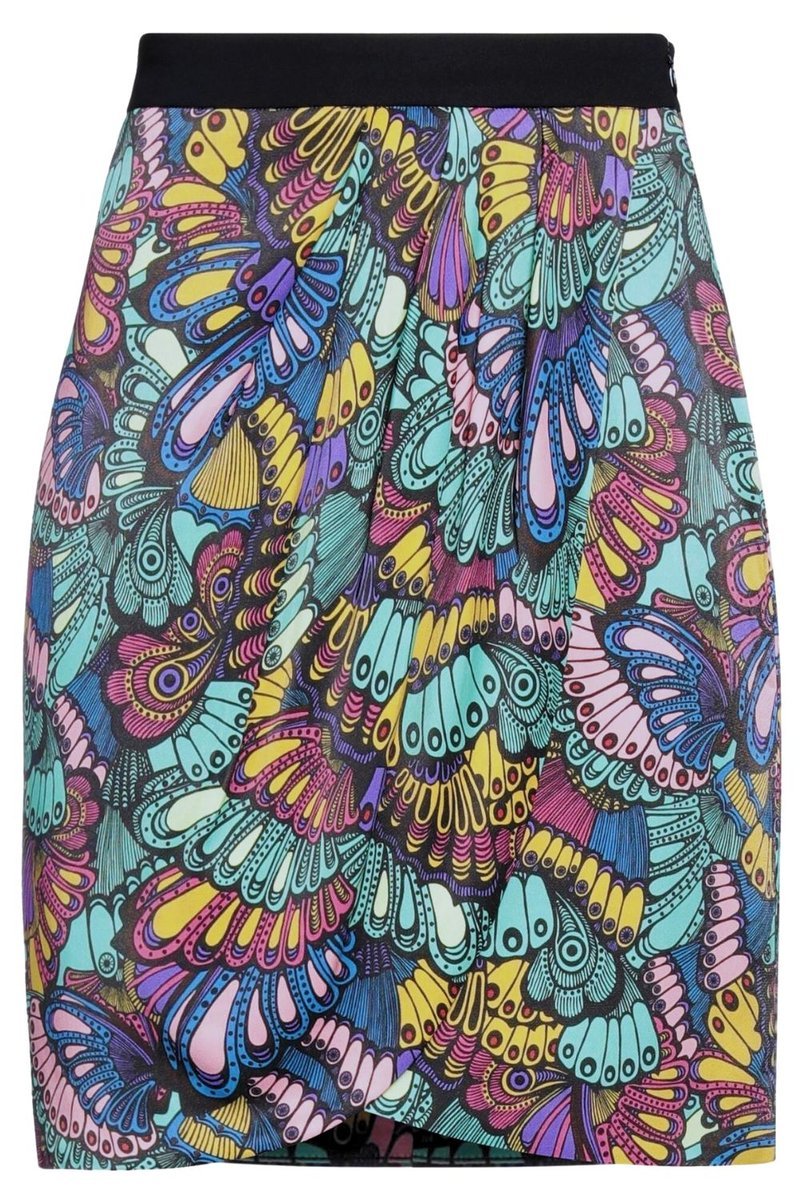 Spódnica damska Custo Barcelona ołówkowa z nadrukiem-L