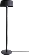 Ogrzewacze tarasowe - Beliani Promiennik na podczerwień wolnostojący VARAZZE 1500 W Czarny - miniaturka - grafika 1