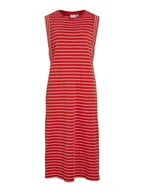 Sukienki - Vila Sukienka "Veriana" w kolorze czerwono-białym - miniaturka - grafika 1