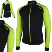 Bluzy na rower - Rogelli, Bluza męska, CALUSO 2.0, czarny, rozmiar 2XL - miniaturka - grafika 1