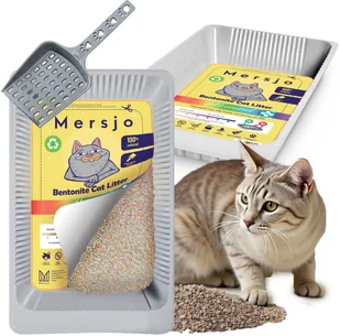 Kuweta jednorazowa, żwirek bentonitowy dla kota PH CONTROL z tacką 2,7l + szufelka - Żwirek dla kotów - miniaturka - grafika 1