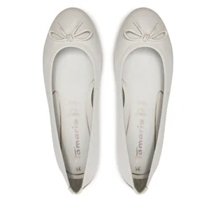 Baleriny Tamaris 1-22116-41 White 100 - Baleriny - miniaturka - grafika 1