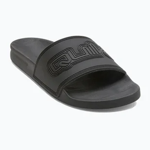 Klapki męskie Quiksilver Rivi Wordmark Slide II black 4 - Klapki i japonki męskie - miniaturka - grafika 1