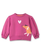 Bluzy i sweterki niemowlęce - Sanetta Kidswear Bluza w kolorze fioletowo-pomarańczowym - miniaturka - grafika 1