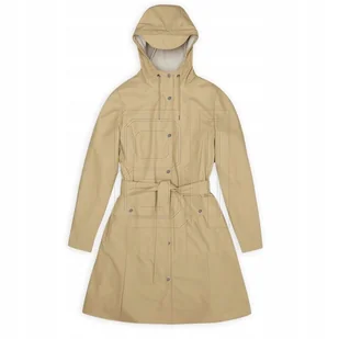 Kurtka, płaszcz przeciwdeszczowy Rains Curve Jacket W3 W 18130 24 M - Płaszcze damskie - miniaturka - grafika 1