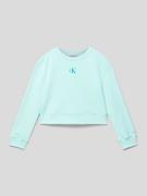 Bluzy dla dziewczynek - Bluza z nadrukiem z logo - miniaturka - grafika 1