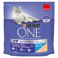 Sucha karma dla kotów - PURINA ONE Specjalna karma dla kotów z trudnym apetytem dorsz, pstrąg dla kotów - 1,5 kg - miniaturka - grafika 1