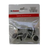 Zawiasy, okucia i inne akcesoria - F Ślizgacz ze szpilką fi20 biały z filcem (8szt.) - miniaturka - grafika 1