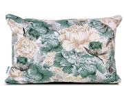 Poszewki na poduszki - Poszewka bawełniana 50x70 Kwiaty zielone - miniaturka - grafika 1