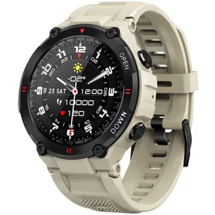 Garett Sport Tactic Beżowy - Smartwatch - miniaturka - grafika 1