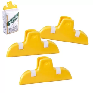 Klipsy do zamykania opakowań żywności 7cm / 3szt 142573 - Pozostałe akcesoria kuchenne - miniaturka - grafika 1