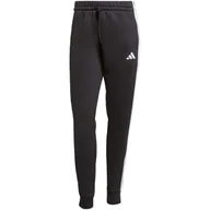 Spodnie damskie - Spodnie adidas Essentials 3-Stripes Fleece Slim W JX2543 - miniaturka - grafika 1