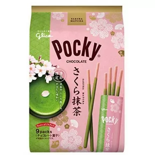 Pocky Sakura Matcha - duże opakowanie - Ciastka - miniaturka - grafika 1