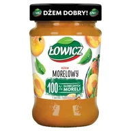 Dżem - Łowicz Dżem morelowy o obniżonej zawartości cukrów 280 g - miniaturka - grafika 1