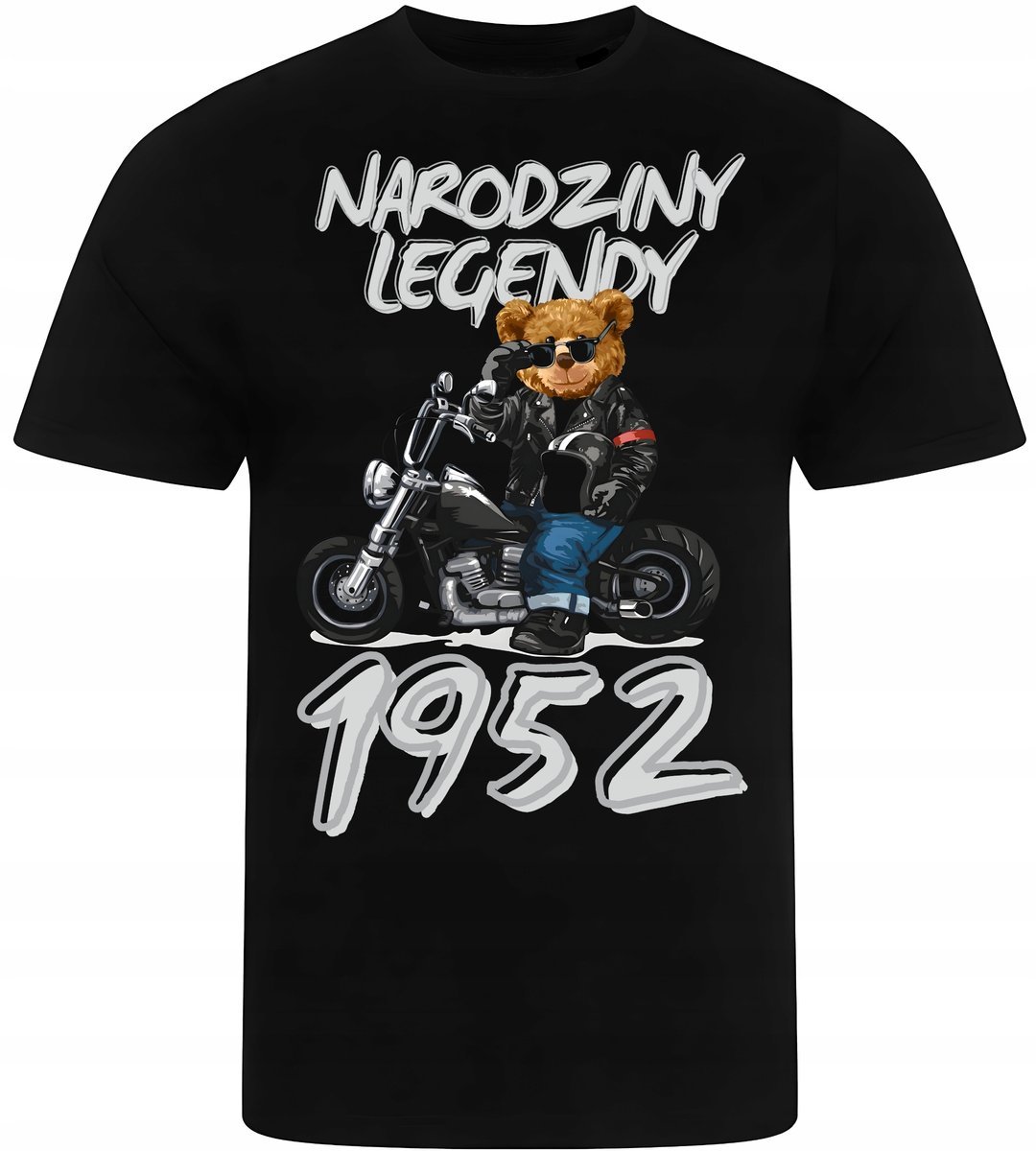 KOSZULKA MĘSKA NADRUK NA URODZINY ROCZNIK 1952 PREZENT PREMIUM M