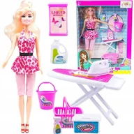 Figurki dla dzieci - ZESTAW PRALNIA LALKA I AKCESORIA - miniaturka - grafika 1