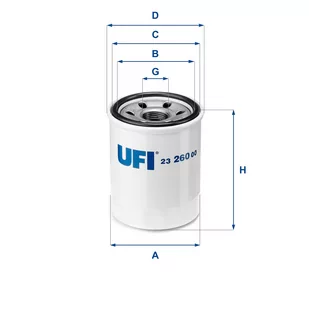 Filtr oleju UFI Filtry 23.260.00 - Filtry oleju - miniaturka - grafika 1
