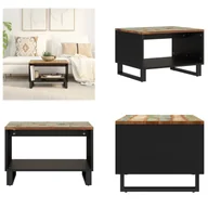 Ławy i stoliki kawowe - vidaXL Stolik kawowy 60x50x40 cm z litego drewna - Stolik kawowy - Stolik kawowy - Stolik boczny - Stolik pod sofę - miniaturka - grafika 1