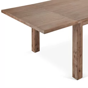 Ibbe Design Prostokątny Blat Stolu Alaska na Wydłużenie Stołu Alaska, Brązowy, Drewno (Akacja), Drewniany Stół Kuchenny Stół do Jadalni Stół Obiadow.. - Stoły - miniaturka - grafika 1