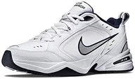 Sneakersy męskie - Nike Męskie sneakersy Air Monarch Iv, White Metallic Silver Midnight Navy - 44.5 EU - miniaturka - grafika 1