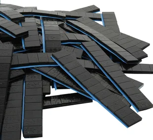 Ciężarki Klejone Czarne do Felg Aluminiowych FIVESTARS Edgy 12x5g 400 pasków - Akcesoria wulkanizacyjne - miniaturka - grafika 4