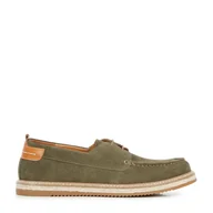 Półbuty męskie - Męskie półbuty zamszowe na sznurkowej podeszwie - miniaturka - grafika 1