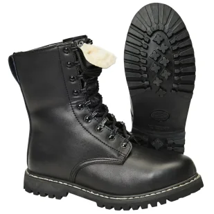 Buty BRANDIT Glany Ocieplane Para Boots Winter Lining Czarne 43 - Odzież taktyczna i umundurowanie - miniaturka - grafika 1