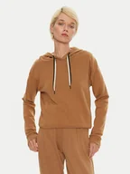 Bluzy damskie - Boss Bluza CP Stripe 50524760 Beżowy Regular Fit - miniaturka - grafika 1