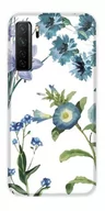 Etui i futerały do telefonów - CaseGadget ETUI NADRUK NIEBIESKIE KWIATY NA BIAŁYM HUAWEI P40 LITE 5G - miniaturka - grafika 1