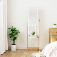 Szafki łazienkowe - Szafka na biżuterię, z lustrem i LED, wolnostojąca Lumarko! - miniaturka - grafika 1