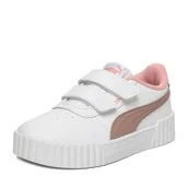 Buty dla dziewczynek - Sneakersy Puma C-CARINA 3.0 40147818 Biały - miniaturka - grafika 1