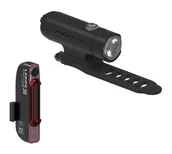 Lampki rowerowe - LEZYNE Zestaw lampki CLASSIC 500 przód 500 lumenów, STICK tył 30 lumenów, usb czarne (NEW 2021) LZN-1-LED-29P-V517 - miniaturka - grafika 1
