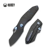 Noże - Nóż składany Kubey Monsterdog Flame Titanium, Black Stonewashed M390 by Dmitry Osarenko (KB285E) - miniaturka - grafika 1