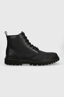 Botki męskie - Calvin Klein Jeans workery EVA LACEUP BOOT MID męskie kolor czarny YM0YM00833 - miniaturka - grafika 1