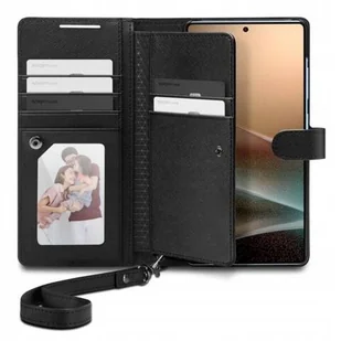 Spigen Etui Wallet "S" do Galaxy S25 Ultra, czarne - Etui i futerały do telefonów - miniaturka - grafika 5