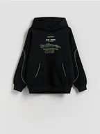 Bluzy dla chłopców - Reserved - Bluza Team Kick Sauber F1 - czarny - miniaturka - grafika 1