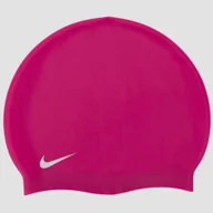Pływanie - Czepek Pływacki Juniorski Nike Silikonowy Do Pływania Różowy TESS0106-672 - miniaturka - grafika 1