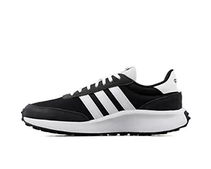 adidas Męskie trampki Run 70s, Rdzeń czarny Ftwr biały węgiel, 46 EU - Trampki męskie - miniaturka - grafika 1