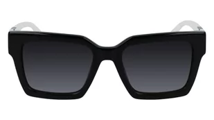 KARL LAGERFELD Okulary przeciwsłoneczne damskie, Czarno-biały, M - Okulary przeciwsłoneczne - miniaturka - grafika 1