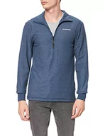 Koszulki męskie - G-STAR RAW Koszulka męska Lightweight Astro Half Zip Sweater, Wielokolorowy (Luna Blue Htr D20383-c887-c691), XS - miniaturka - grafika 1