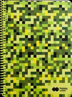 Zeszyty szkolne - GDD Kołonotatnik A4/80K kratka Pixi 3 HAPPY COLOR - - miniaturka - grafika 1
