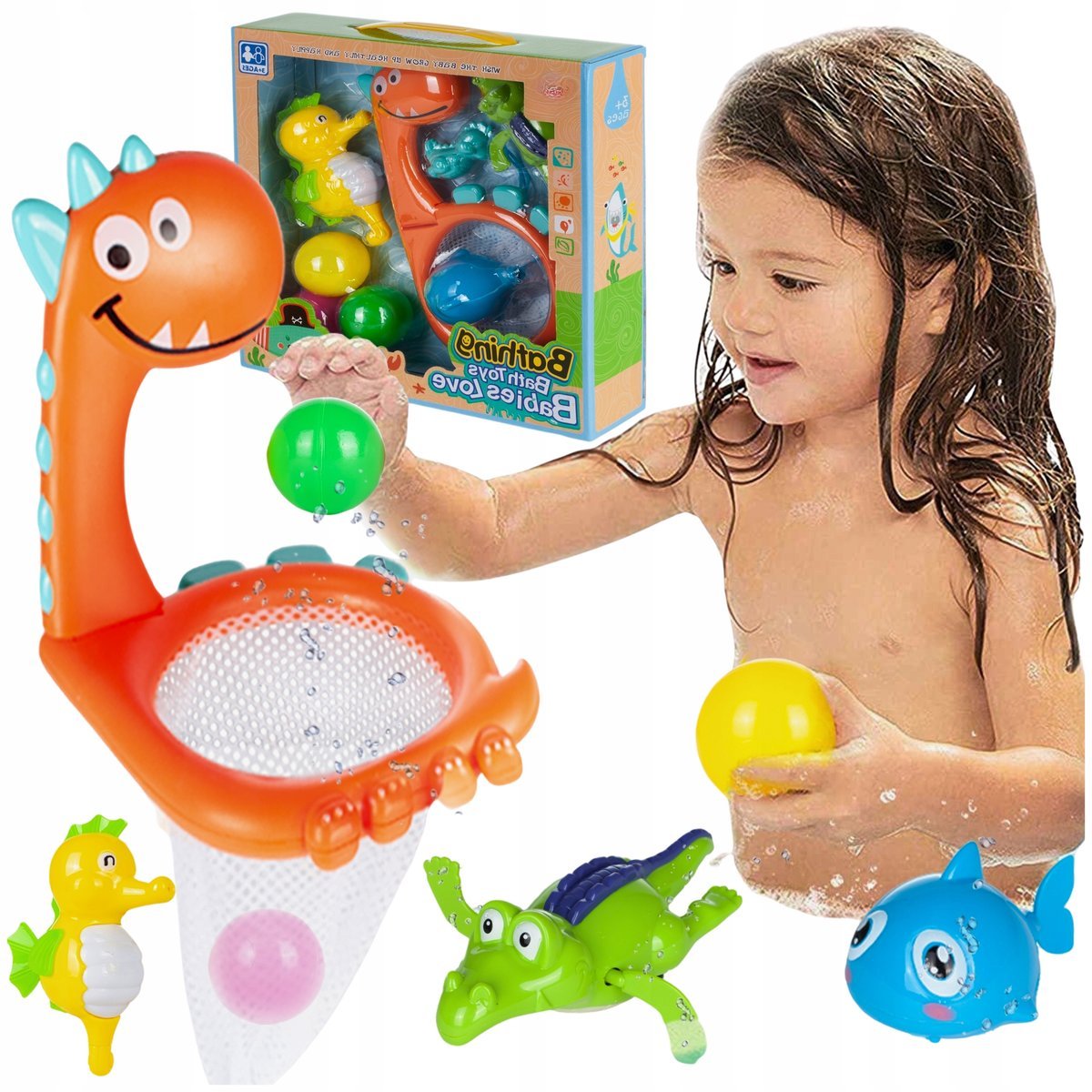 Ośmiorniczka i Krab Fontanna do Kąpieli Wanny Zabawka Przelewowa do Wody