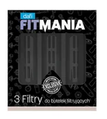 Wkłady filtrujące - Dafi Fitmania Black - 3-pak filtrów do butelki bez zakrętki - miniaturka - grafika 1