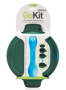 Zestaw turystyczny Humangear GoKit Deluxe (7 tools) - charcoal / green - Kuchnia turystyczne i akcesoria - miniaturka - grafika 1