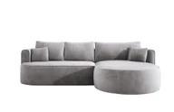 Sofy i kanapy - Domo-Home Nowoczesny rozkładany narożnik FIORE z funkcją spania, kanapa z automatycznym rozkładaniem, sofa, rozkładana sofa RIGHT 284x183x82 cm Salvador 14 - miniaturka - grafika 1